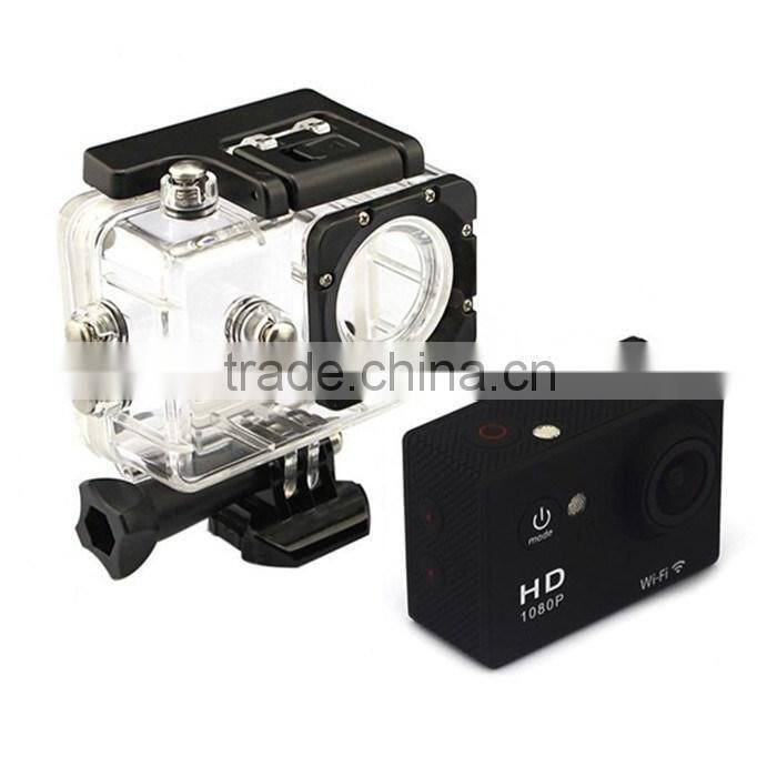 2.0 inch LCD screen 170 degree angle full HD 1080p sport wireless action camera