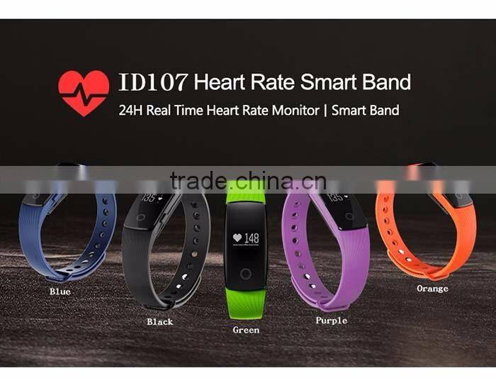 2016 China supplier Shenzhen Bluetooth 4.0 Fitness pedometer Band heart rate monitor