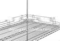 Industrial and Cleanroom Wire Shelving Chrome Post