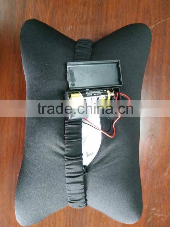 Bone type electric massage pillow/Electric magnetic vibration massage waist/The car with the waist pillow
