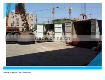 Waste paper as material to making toilet paper machine