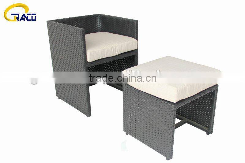 Granco KAL116 hot sale wicker rattan 8 seaters dining set furniture