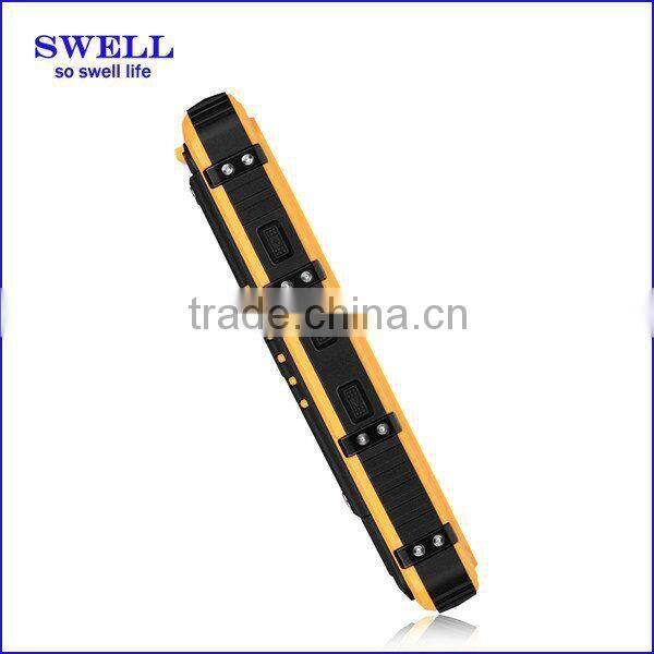 Newest 4.3 Inch telefono cellulare NFC Rugged Phones with 1G Rom 8G Rom UHF Walkie Talkie PTT outdoor GPS 3G phones A9 wholesale