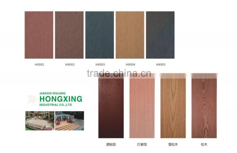 Durable composite decking solid with tongue and groove composite decking