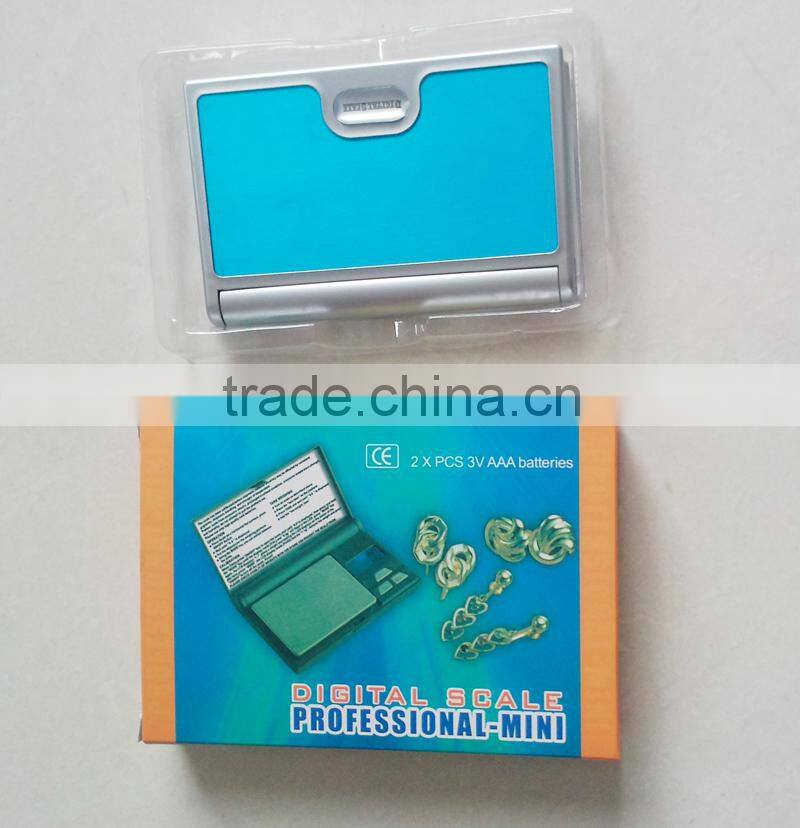 weighing milligram scale