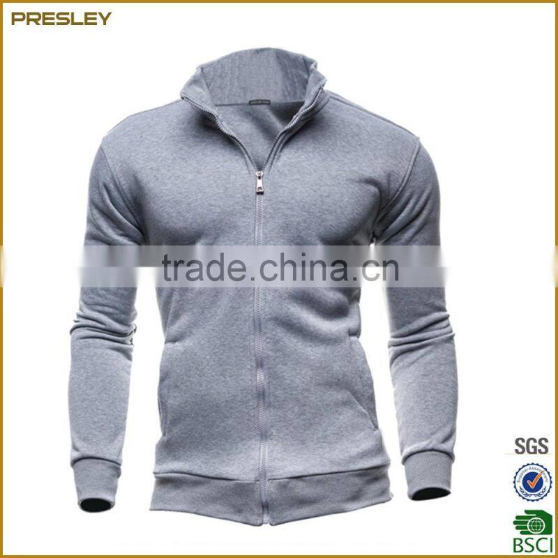 cheap price simple design pure color hoodie Jacket for man
