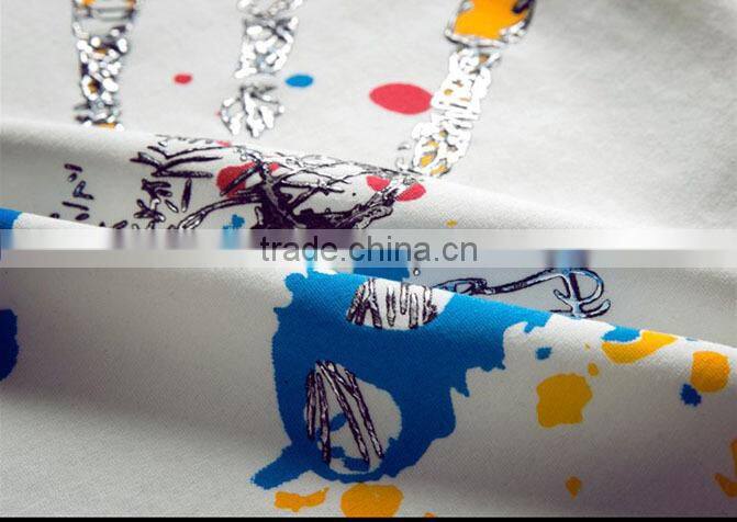 The new summer 2015 men's graffiti short sleeve T-shirt for cheap t shirt wholesale