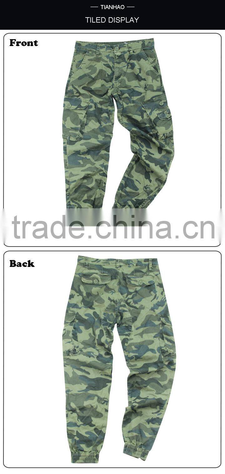 Men Camo Army Trousers