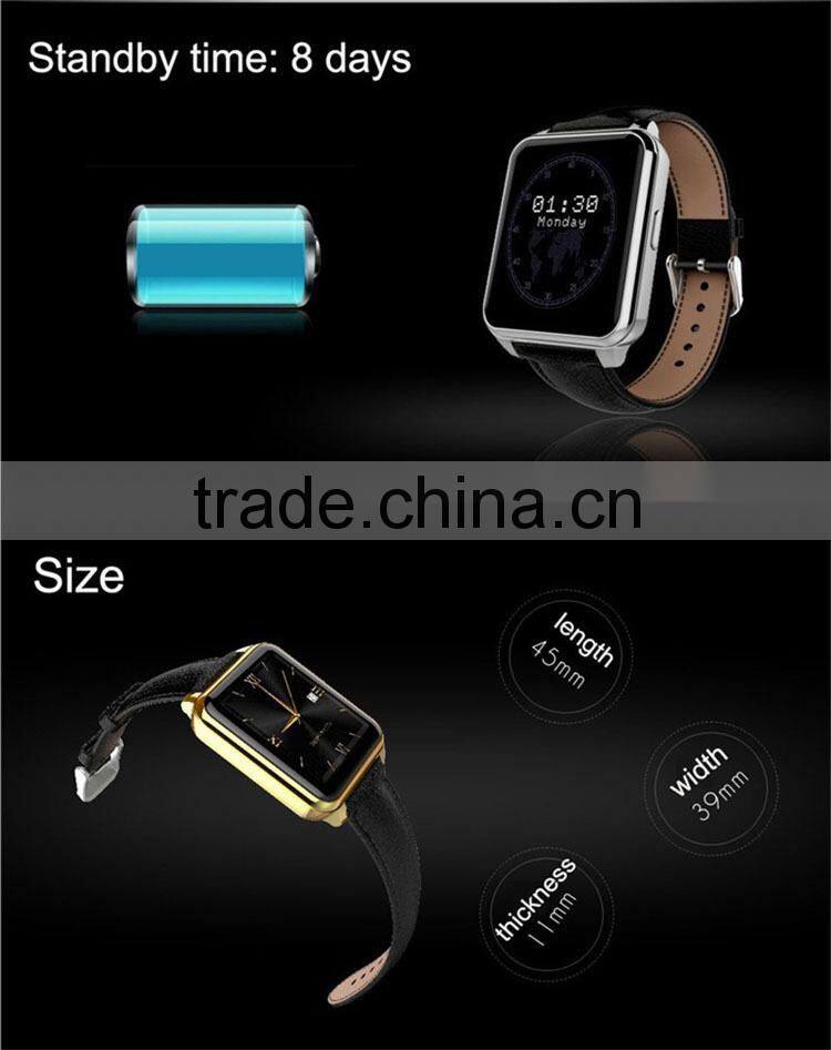 Automatic Wake-up Gesture Men's Wrist Smart Watch smartwatch with heart rate monitor perfect compatibility with IOS and Android