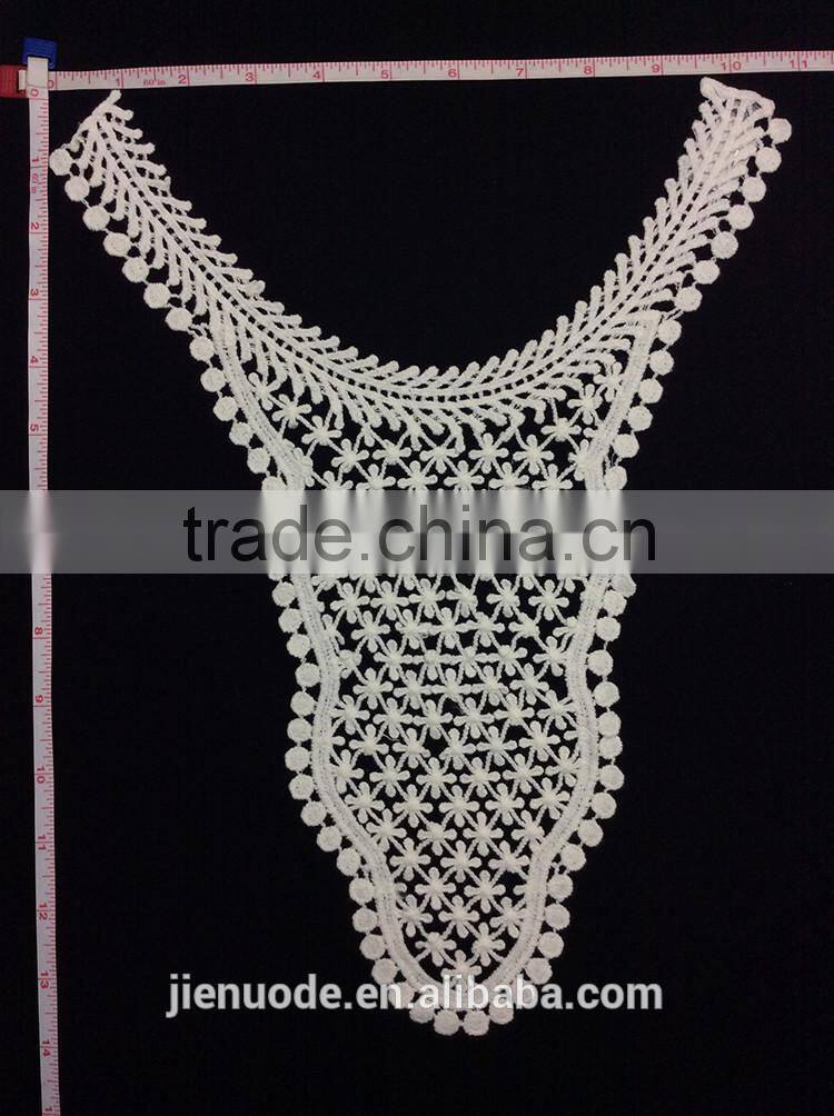 Hot Sell High-end Eco-Friendly 100% Cotton Design Collar Lace