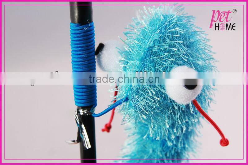 2015 fully stokced cat toy plush fish stick
