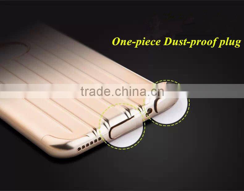 For iphone 6/plus Style case cover, TOP Electroplating, Luggage TPU material special series