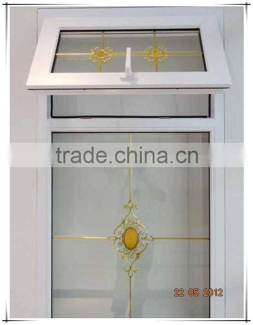 Hot sell aluminum glass top hung window with Australia standard