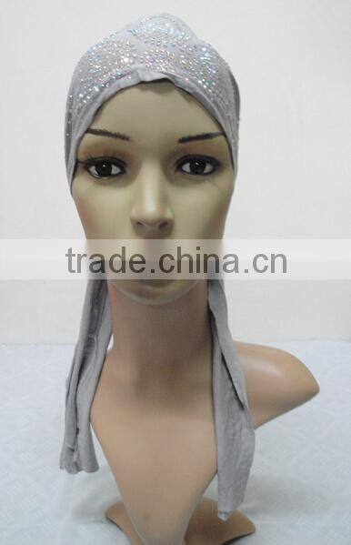 C071 new style jersey underscarf with much rhinestones