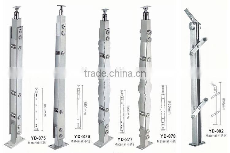 Modern Stainless Steel Staircases Handrails Design