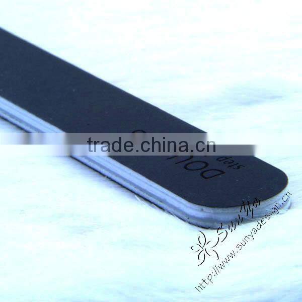 Black color printed nail file