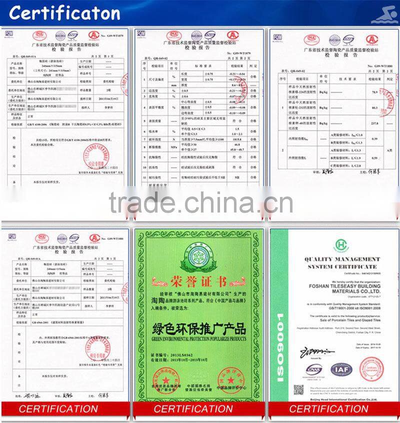 300x300mm floor non slip glazed ceramic swimming pool tile
