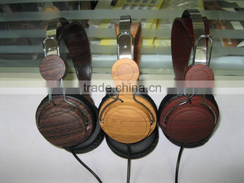 wooden proof headphone for PC