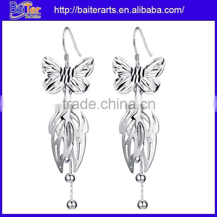 New Design ! Wholesale Jewelry Fashion Pearl 925 Sterling Silver Leverback Earrings