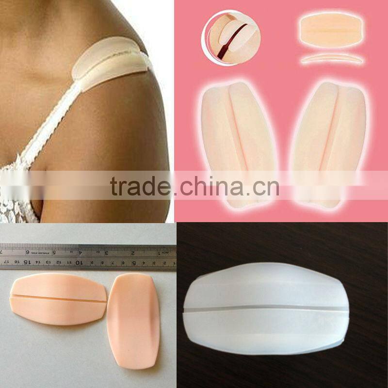 soft silicone bra strap shoulder pads
