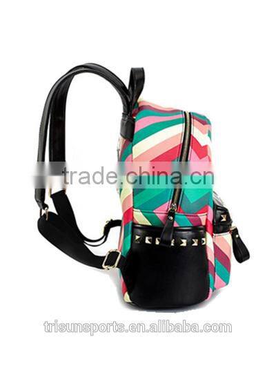 2016 New fashion cute colorful Korean backpack bag