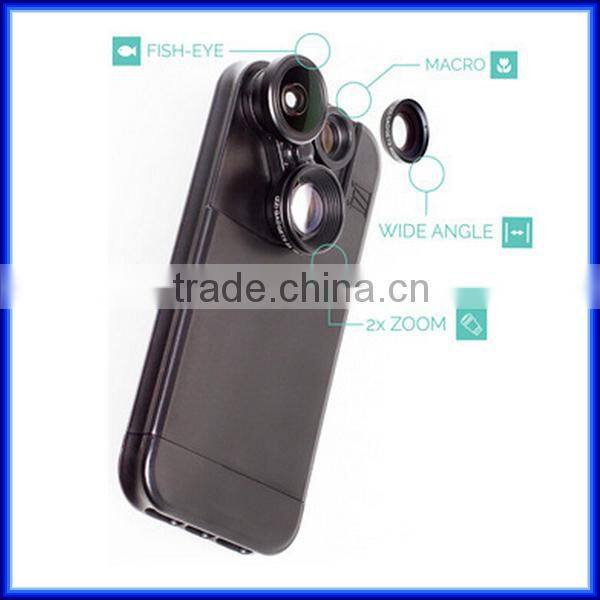Top product Universal Clip Lens Mobile Phone lens 3 in 1 Lens 180 Degree Fish Eye