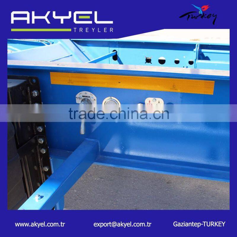 20 ft / 40 ft skeleton transport high cube container semi trailer