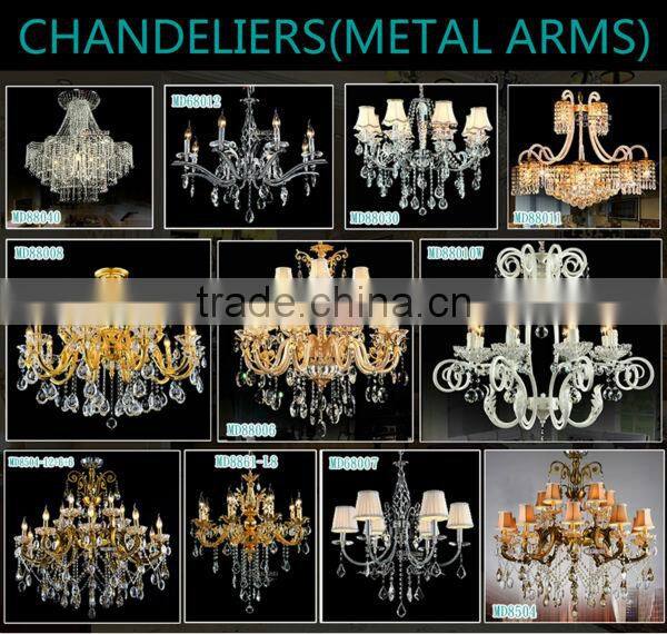 Top Quality Large Chandelier Crystal Restaurant Chandelier Luxury Lighting on Sale MD3259
