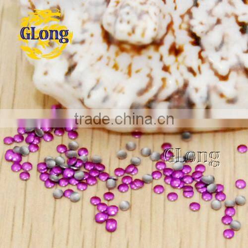2mm Hot Fix Round Aluminum Panel Pressing Studs Clothes Bag Shoe Nail Art DIY #GT104-2P(Mix-s)