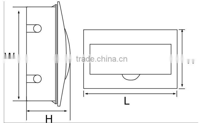Hot Sales 3-12 Ways Indoor Waterproof TSM series Flush Mounted Distributing Box