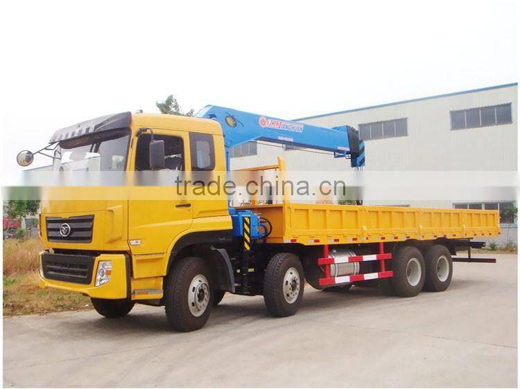 China suppiler 12 ton tractor mounted crane/crane truck for sale/national boom truck crare