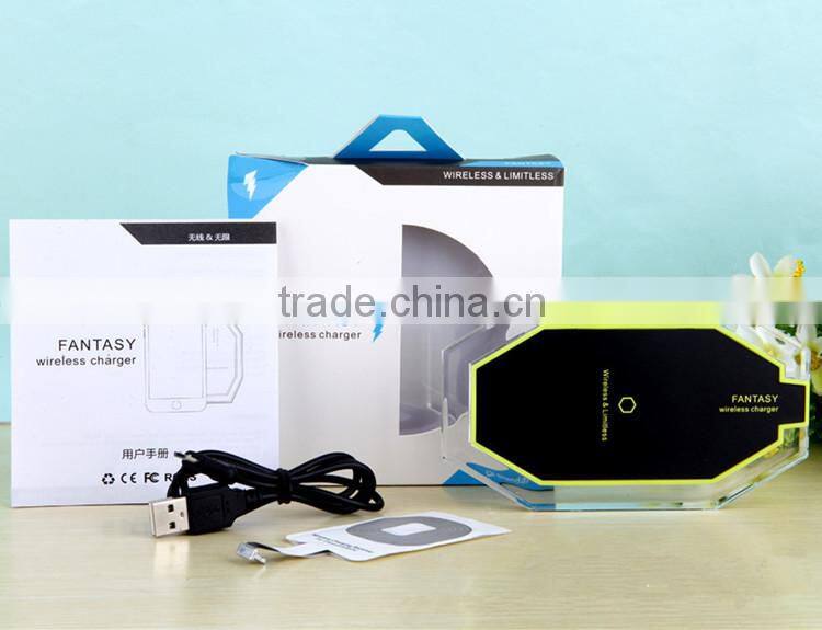 2016 newly technology led wireless qi charging pad