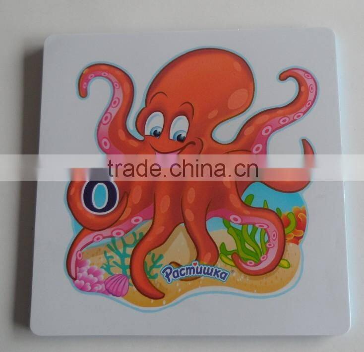 cartoon pvc paper sticker/kids home decoration pvc paper sticker