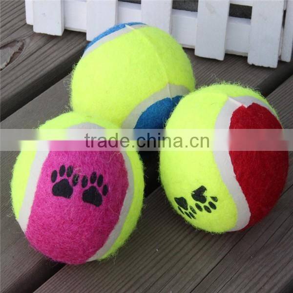 pet cotton tennis pet toy tennis ball factory bulk pet ball
