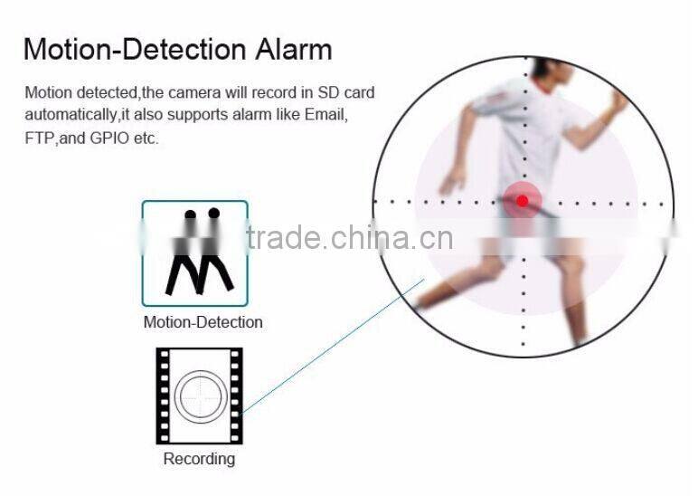 Wireless Pan/Tilt WIFI Audio Webcam Iphone Android CCTV IP Camera