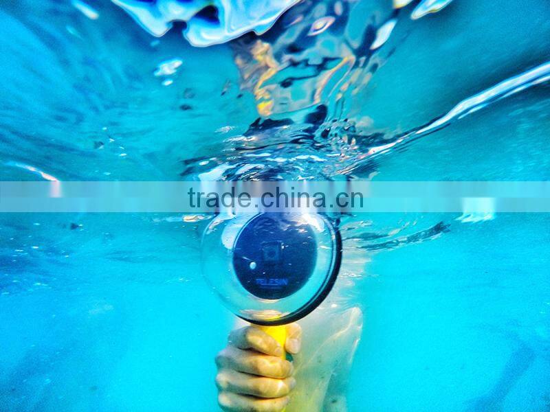 Telesin new released clear acrylic Dome Port for Go Pro Hero4