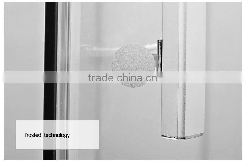 rectangle tempered glass shower enclosure bathroom shower cabin with frame aluminium alloy