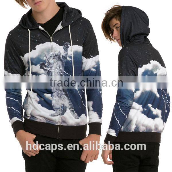 Custom print men heavy blank hoodies sweatshirts