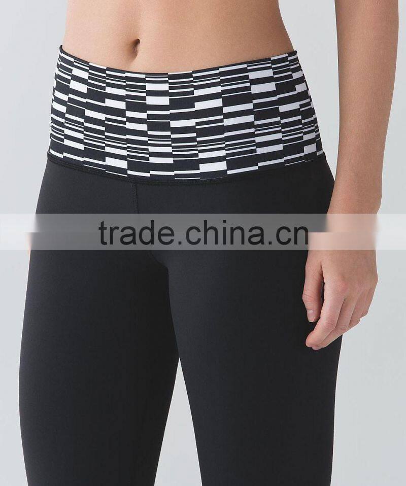 Women flares yoga pants Supplex wholesale long running pants