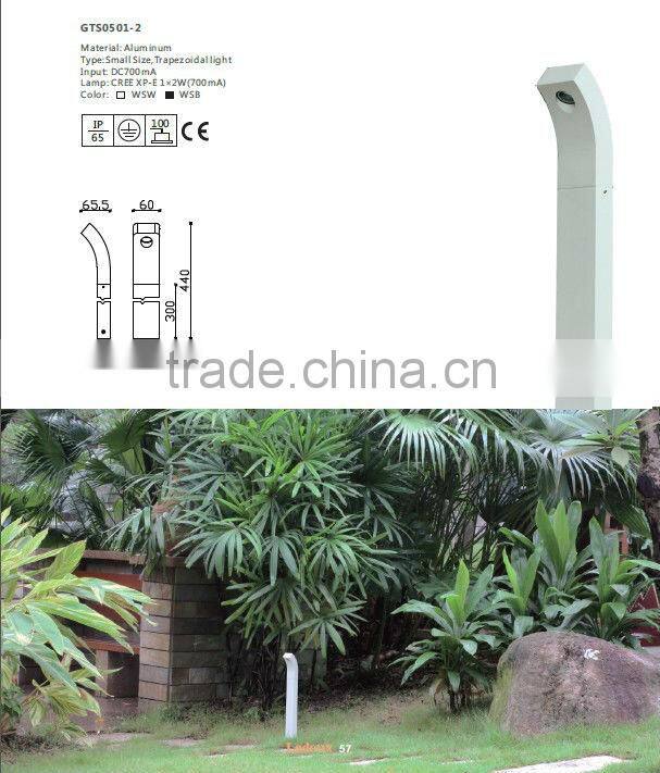 Huizhou Ledoux 2w led garden Bollard light