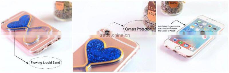 Samco Funny Cell Phone Accessories Adorable Flowing Floating Case Phone 2016 for iPhone 6S Plus