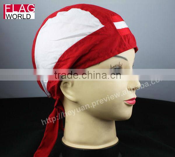 100% cotton bandana cap