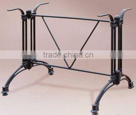 Used long dining table leg aluminum mental table base F3H2A