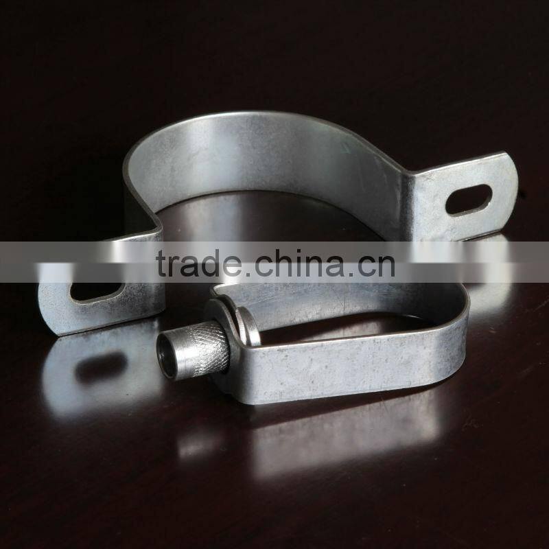 Oval pipe clamp