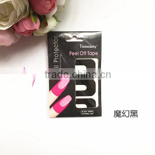 New arrival 10pcs Peel off Nail Art Tape Stickers Nail Glue Stickers Printer Protector