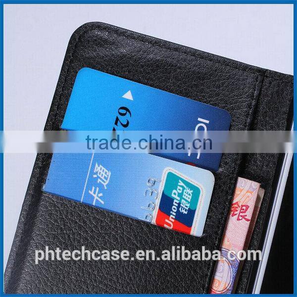 2015 PU leather wallet design mobile phone case with stand function for iphone6 iphone6s