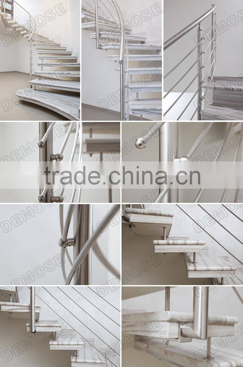 Powder Coated Stainless Steel Balustrade Terrace Rail