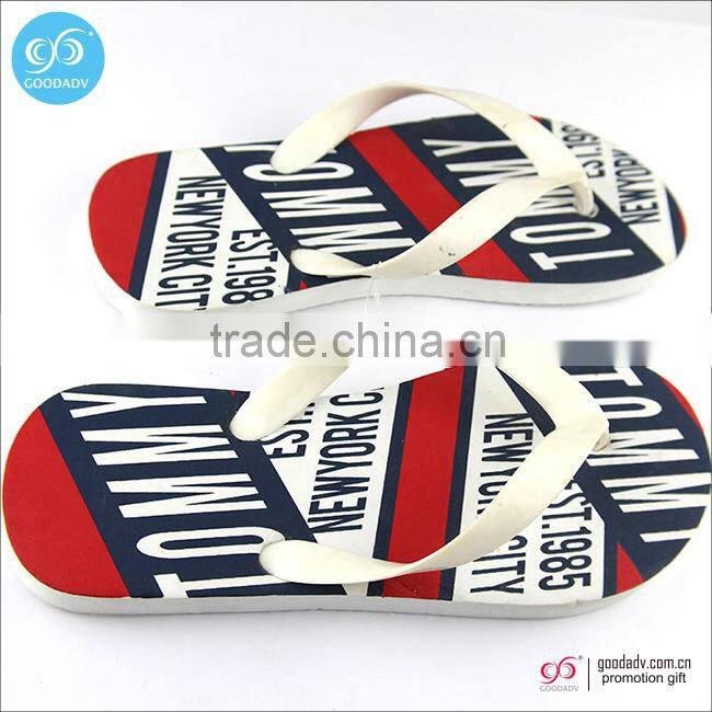 Cheap wholesale summer men casual clothes custom flip flops
