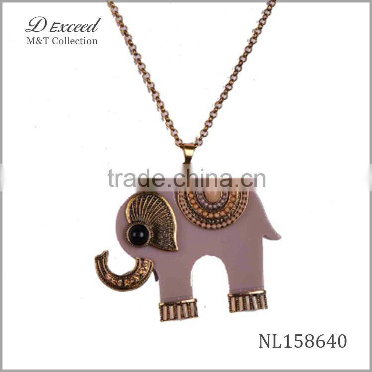 factory wholesale elephant pendants necklace,new design pendants necklace