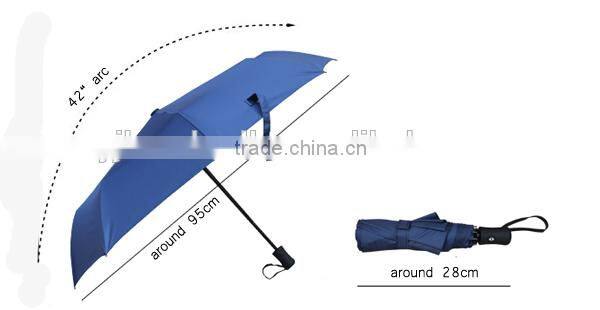 Auto Open and Close Foldable Umbrella for Rain and Sun